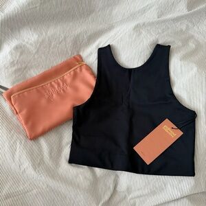 NWT Girlfriend Collective Dylan Bra with Pouch